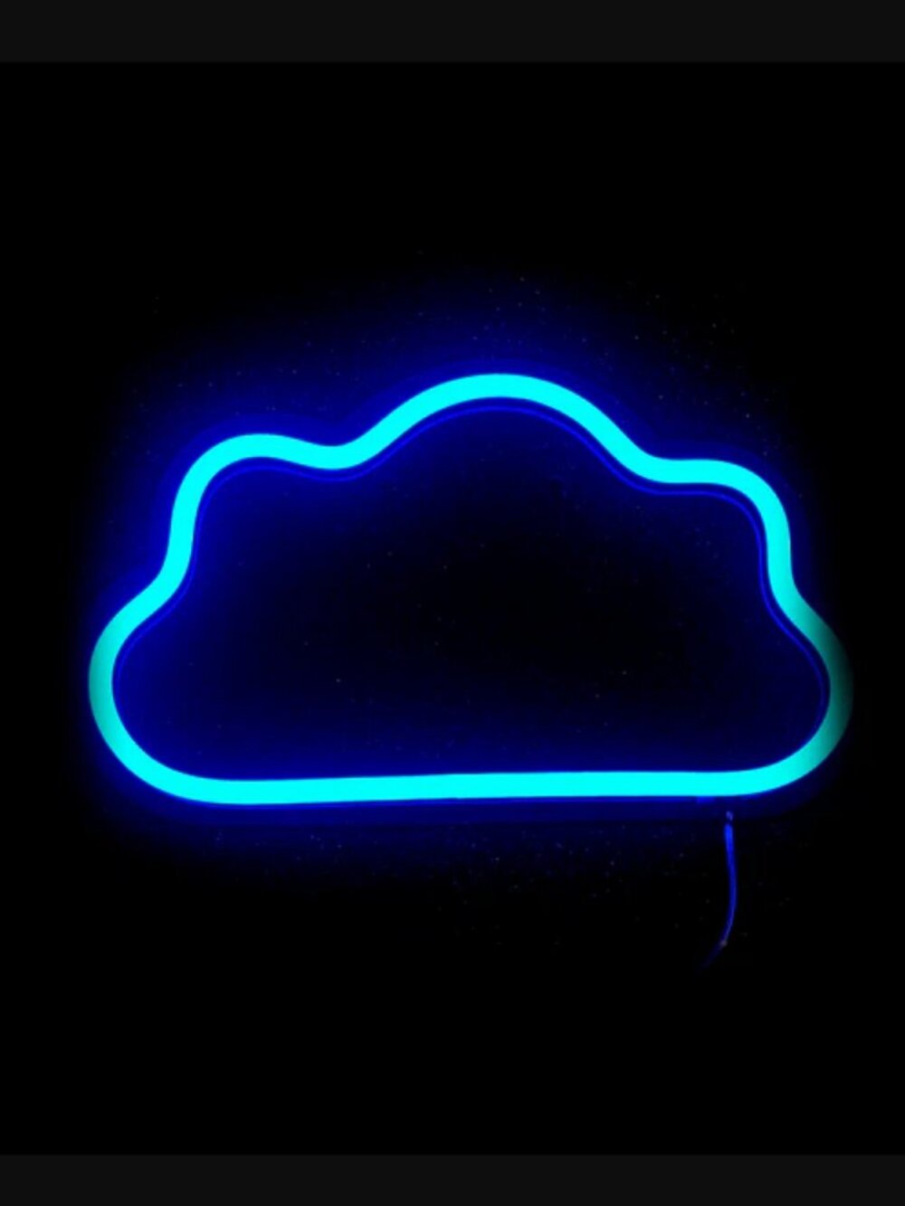 🙌 2/$55 NIB Cocus Pocus Cloud Blue LED Neon Sign Retail Price $88.00